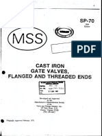 MSS-SP-70-Cast Iron, Gate Valves, Flanged and Threaded End PDF