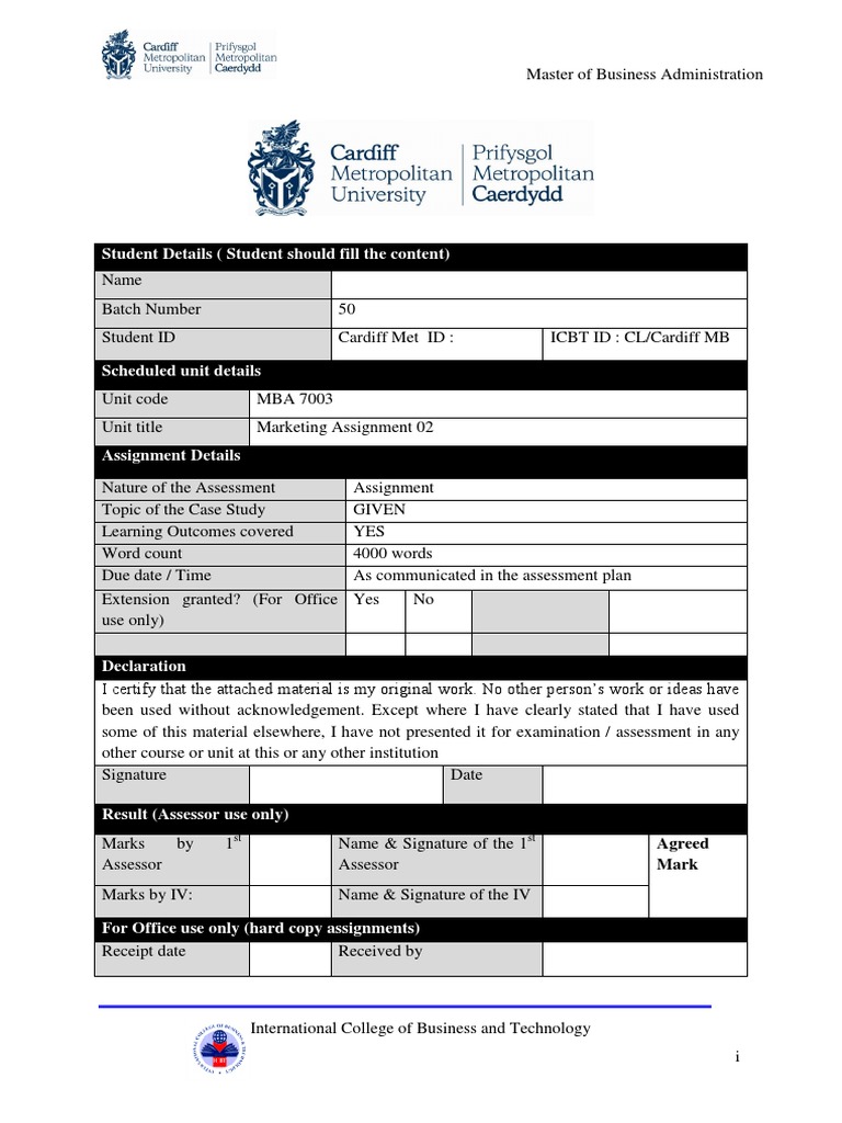 Mba MKT Final | PDF | Business