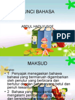 Analisis Sajak Kunci Bahasa