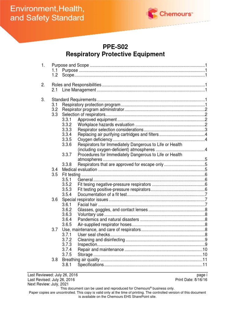 Respiratory Protective Equipment.pdf Personal Protective Equipment