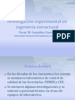 Investigacion Experimental en Ingenieria Estructural