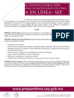 Convocatoria Prepaenlineasep 2016 2 PDF