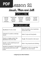 Download Lesson 21 Study Guide by Sarah Tolson SN324013659 doc pdf