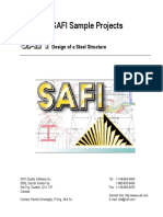 Design of a Steel Structure SAFI