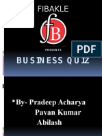 Fibakle: Business Quiz