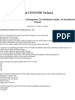 Soal CPNS PDF Terbaru