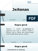 Apresentação de Portugues - OXITONAS