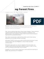 Spreading Forest Fire