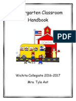 Kindergarten Classroom Handbook