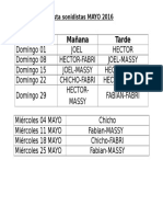 Lista Sonidistas