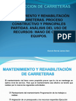 Mantenimineto y Rehabilitacion