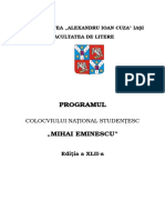 Program Colocviu 2016