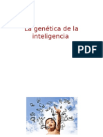 La genética de la inteligencia