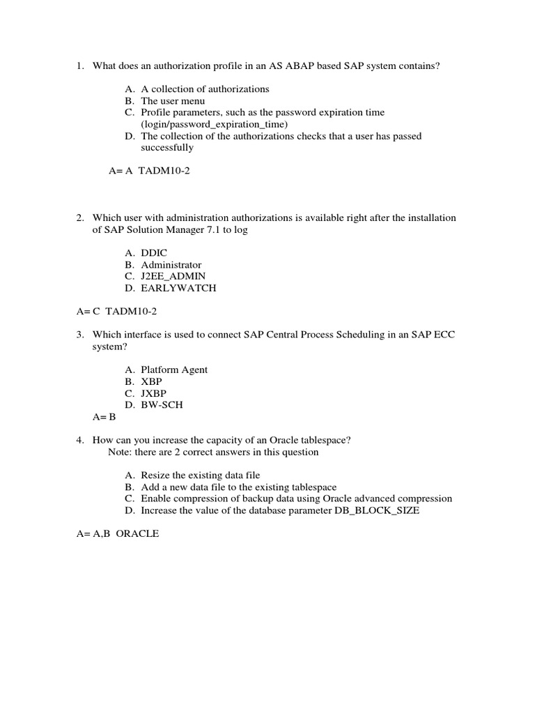 Tadm10 v1 | PDF | Oracle Database | Sql