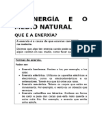 A Enerxia e o Medio Natural.