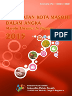 Kecamatan Kota Masohi Dalam Angka 2015