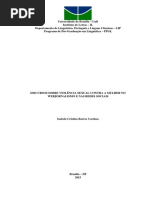 Discursos sobre Violência Sexual contra a Mulher no Webjornalismo e Redes Sociais.