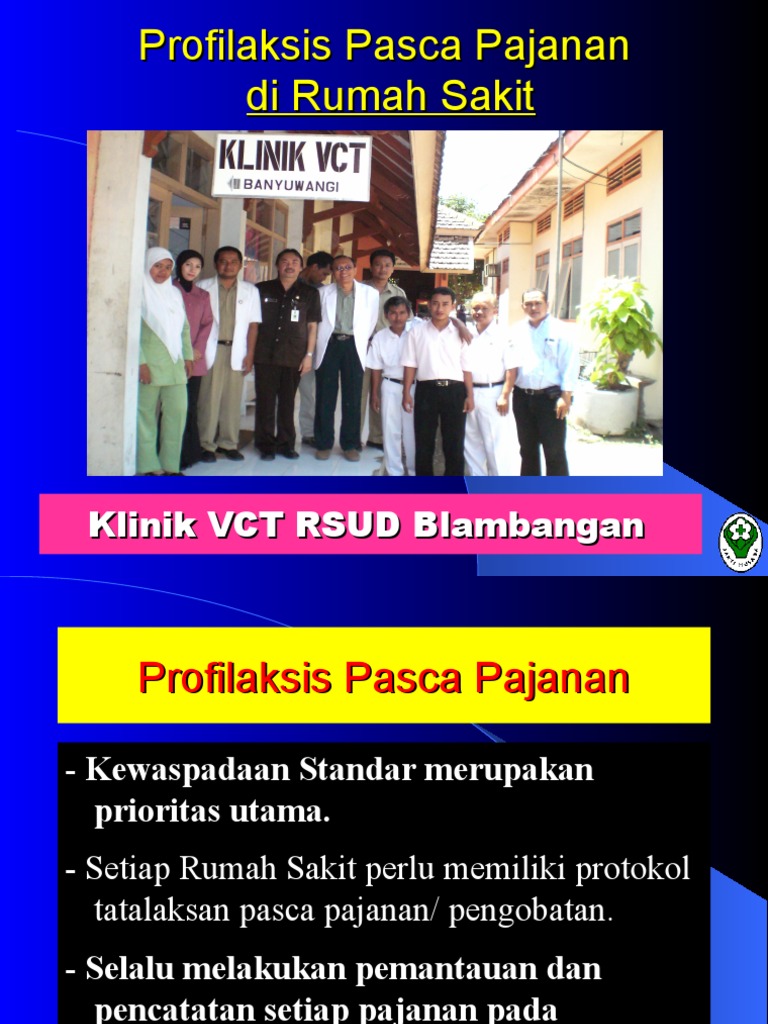 Protokol Profilaksis Pasca Pajanan Kesehatan | PDF