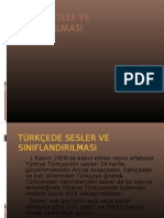 Turkcede Sesler Ve Siniflandirilmasi1