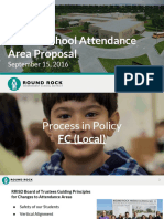 Middle School Attendance Area Proposal: September 15, 2016