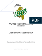 Apuntes de Sistema Financiero Mexicano.