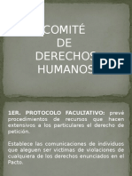 Comite de Derechos Humanos. Procedimientos.