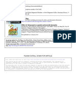 2011 Effect of Ultrasound On Cyprids and Juvenile Barnacles