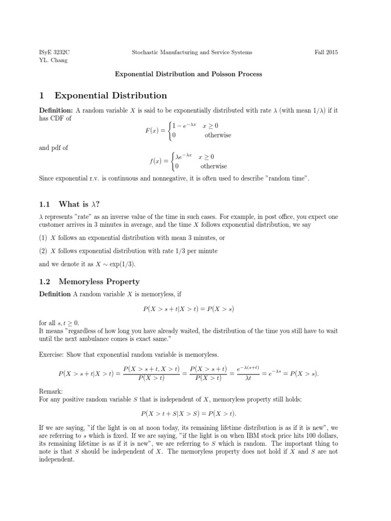 Poisson+Process.pdf | Poisson Distribution | Analysis