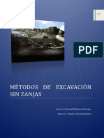 Metodo de Excavacion Sin Zanja