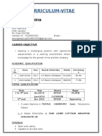 CV Anurag Maurya Textile Chemist