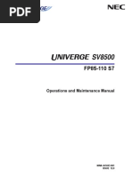 SV8500 S7 Operation Maintenance - Ver12.0 PDF