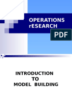 Optimize Operations Research Model Building