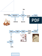 Diagrama de Flujo de Obtención de Hidróxido de Calcio A Partir de Cáscara de Huevo