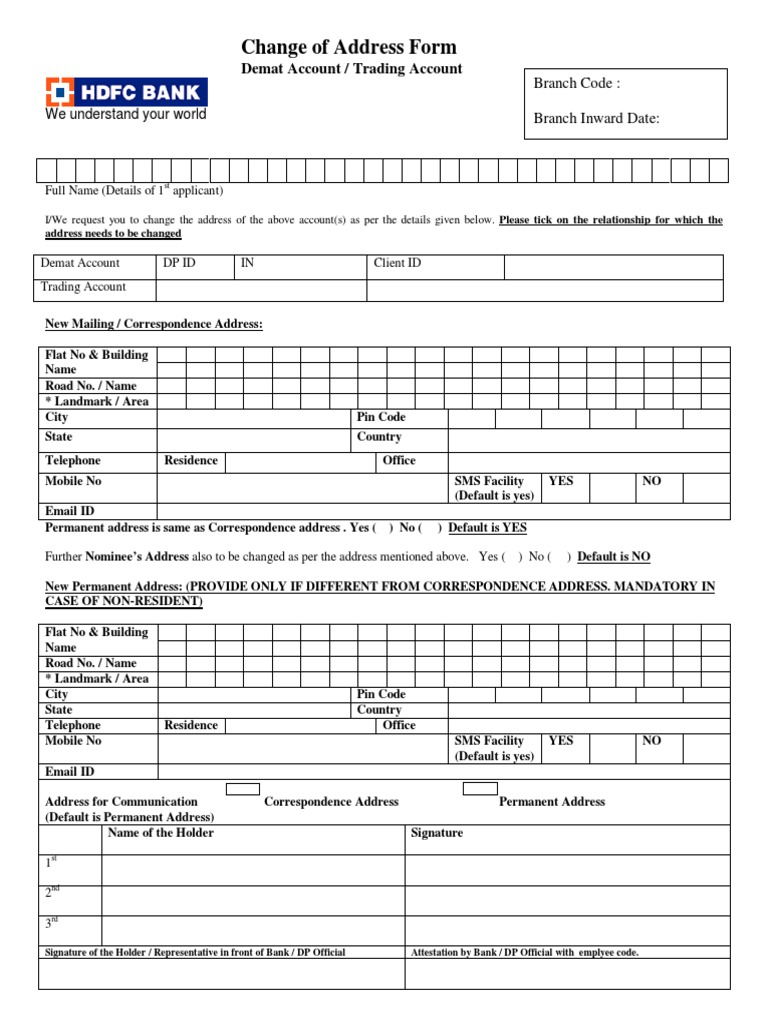 Combined COA Form Identity Document Government Information