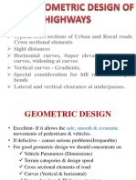 Unit II Geometric Design of Highways