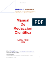 Manual de Redacción Científica