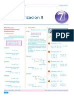 Guía 7 - Factorización II PDF