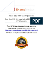 Cisco-350-080-Exam Question: Pass Cisco 350-080 Exam in Just 24 HOURS With 100% Guarantee