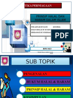 PRINSIP DALAL DAN HARAM DALAM ISLAM