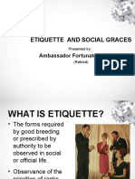 Etiquette and Social Graces