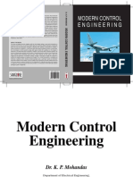 Modern Control Engineering: Analysis and Design Techniques