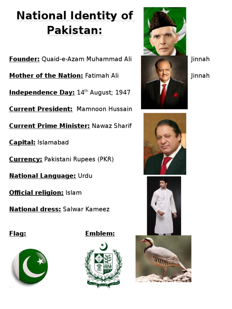 Pakistan & UAE National Identity Facts | PDF | Travel