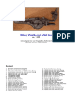 Military Musket Wheel Lock, CA. 1600