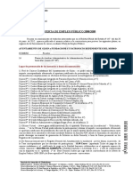 Lugar de Presentación y Nº de Cuenta PDF