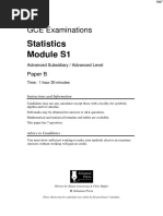 Solomon B QP - S1 Edexcel