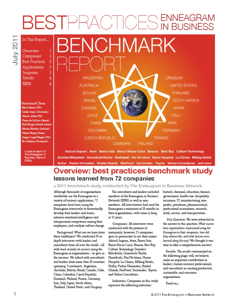 Enneagram Benchmark Report 2011 PDF | PDF | Leadership | Innovation