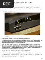 All the Ways Your Wi-Fi Router Can Spy on You