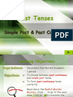 Past Tenses