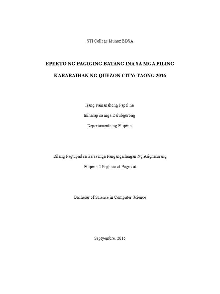 Filipino thesis abstract tagalog image