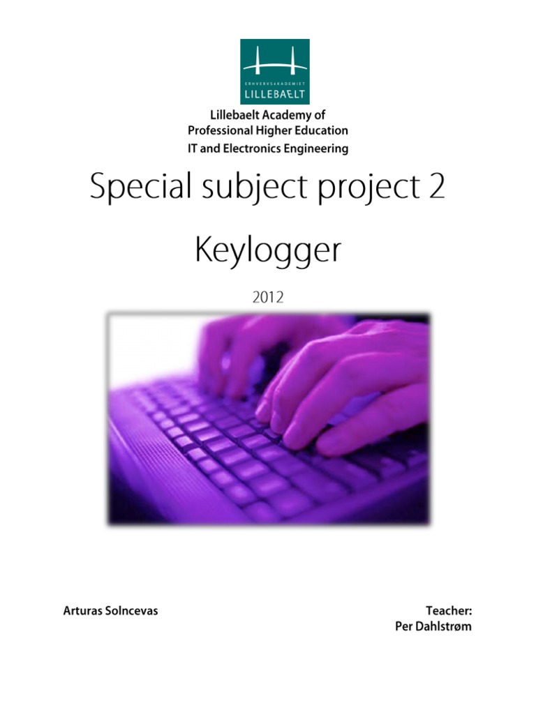 Keylogger PDF Software Areas Of Computer Science